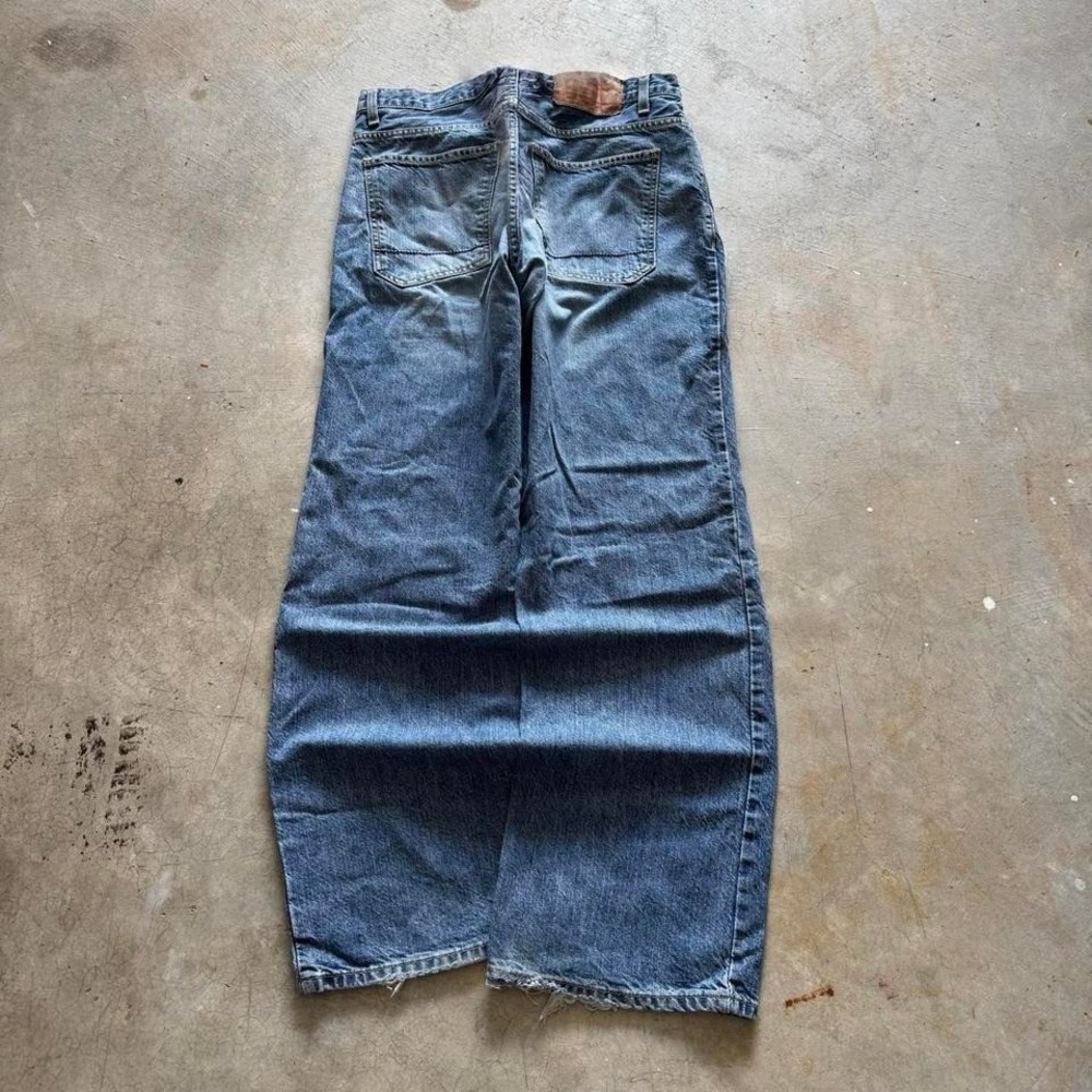 Baggy Nautica Southpole Styl Big Pocket Y2K Vintage Denim Jeans - 34x30